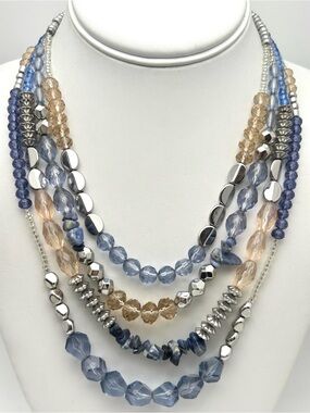 Premier Designs Multi-Strand Beaded Necklace